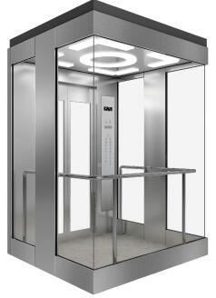 Elevators Teithwyr Panoramig sy'n edrych yn dda